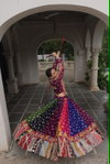 Lw 7138 Georgette Print Gamthi Work Chaniya Choli Collections